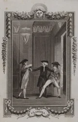 Scène uit Clarissa, door Samuel Richardson