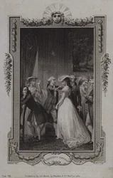 Scène uit De deugdzame wees, door Mary Collyer