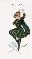 Schotland, sigarettenkaart, 1915