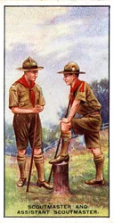 Scoutmaster en Assistent Scoutmaster, 1929