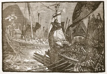 Zeeslag tussen Ptolemaeus en Demetrius Poliorcetes bij Salamis