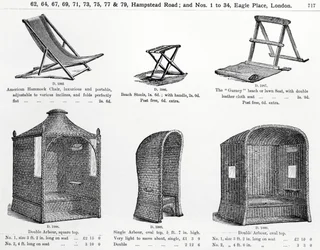 Stoelen en prielen uit de Oetzmann & Co. catalogus