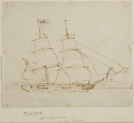 Scheepsportret - Brig Jack
