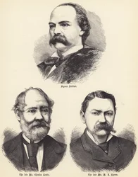 Signor Salvini, de wijlen Mr Charles Reade, de wijlen Mr H J Byron