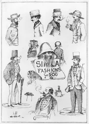 Simla-mode voor 1850