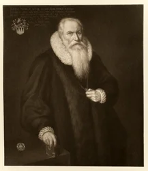 Sir Peter Young, uit James I en VI, gedrukt door Manzi Joyant & Co. Parijs, 1904