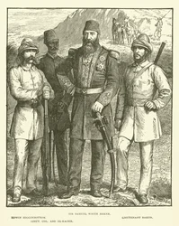 Sir Samuel White Baker, Edwin Higginbottom, Luitenant Baker, Luitenant-kolonel Abd El-Kader