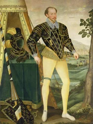 Sir William Drury, van Hawstead, Suffolk (1527-79), 1587
