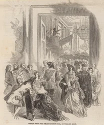 Schets uit de Grote Poolse Hal in Williss Room