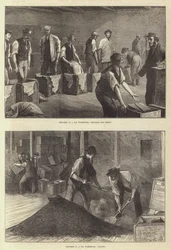 Schetsen in een theepakhuis