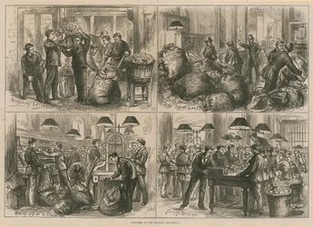 Schetsen bij het General Post Office