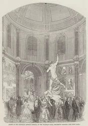 Soiree van de Suburban Artisan Schools, in de Flaxman Hall, University College