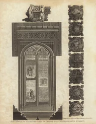 Voorbeelden van architectuur in Crosby Hall