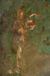 St. Johannes de Doper (detail van de Byward Tower muurschildering)