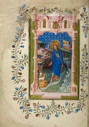 Sint Johannes de Doper, met Agnus Dei 1405-10