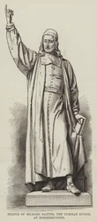 Standbeeld van Richard Baxter, de puriteinse godgeleerde, in Kidderminster