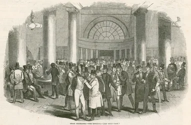 Beurs - het interieur