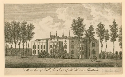 Strawberry Hill, Twickenham, Londen; het huis van de heer Horace Walpole