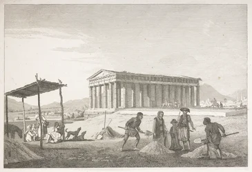 Tempel van Hephaistos op de Akropolis van Athene, uit 