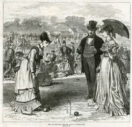 De All-England Croquet Club in Wimbledon