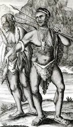 De Kleding van de Hottentot Mannen