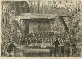 Het Architecturaal Museum, Cannon Row, Westminster - lezing door Sir William James