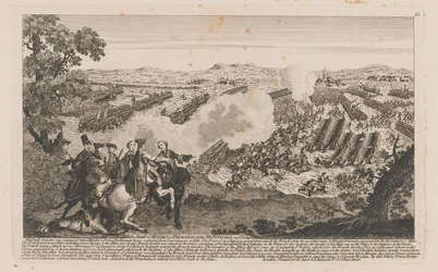 De Slag bij Minden of Thornhausen in Westfalen op 1 augustus 1759