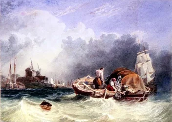 Het begin van een storm