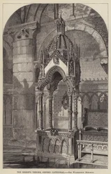 De bisschopstroon, Oxford Cathedral, het Wilberforce Memorial