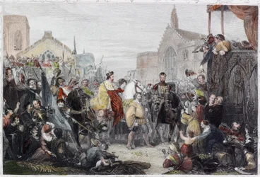 De Zwarte Prins trekt Londen binnen