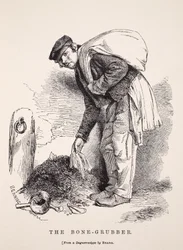 De Botten-Verzamelaar, naar een daguerreotype door Richard Beard, illustratie uit London Labour and London Poor door Henry Mayhew, pub. 1862