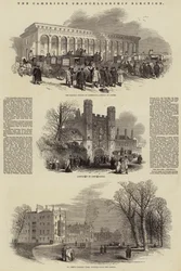 De Verkiezing van de Kanselier van Cambridge (gravure)