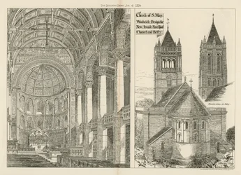 De kerk van St. Mary in Woolwich