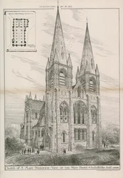 De kerk van St. Mary in Woolwich