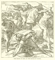 De Dood van Saul in de Slag bij Gilboa
