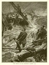 De dood van Sir Humphrey Gilbert, 1584