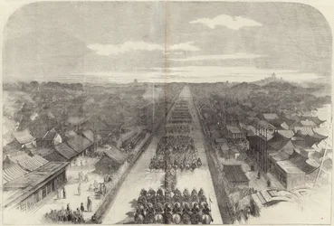 De intocht van de Graaf van Elgin in Peking