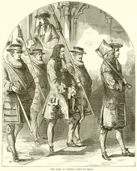 De graaf van Oxford gaat naar het proces