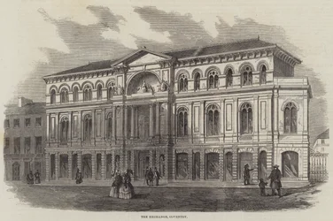 De Beurs in Coventry (gravure)