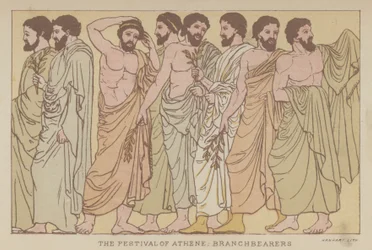Het festival van Athene, takdragers