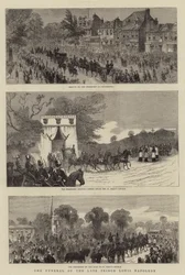 De begrafenis van wijlen prins Louis Napoleon