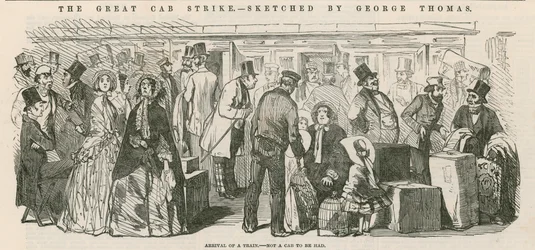 De Grote Cab Staking: Aankomst van een trein - geen taxi te krijgen