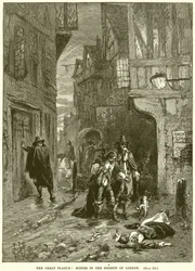 De Grote Pest: Taferelen in de Straten van Londen