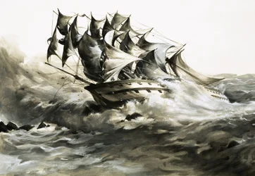 De Grosvenor was geladen met een rijke lading toen het aan de grond liep voor de kust van Zuid-Afrika