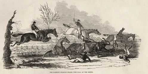 De Harrow Steeple Chase: De val bij de beek, uit 