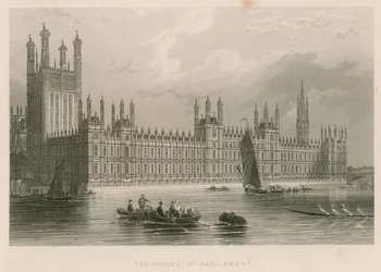 De Parlementsgebouwen, Palace of Westminster, Londen