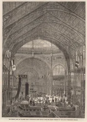 De Internationale Tentoonstelling; De westelijke koepel en transept