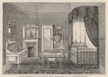 De Internationale Gezondheids Tentoonstelling: Complete meubels voor kleine slaapkamer