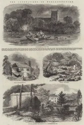 De overstromingen in Worcestershire
