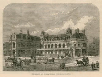 Het Islington en Highbury Station, North London Railway